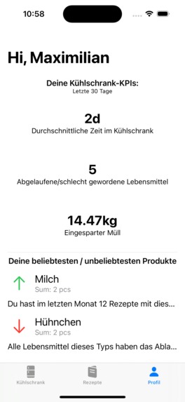 EfficientEats – screenshot 3