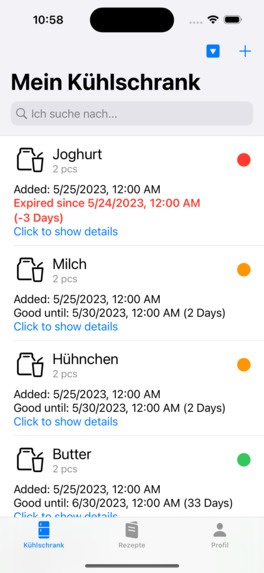 EfficientEats – screenshot 1