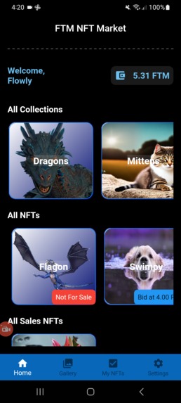 FTM NFT Marketplace – screenshot 2
