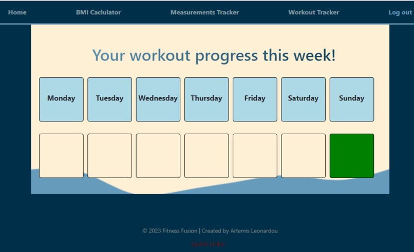 FitnessFusion – screenshot 1