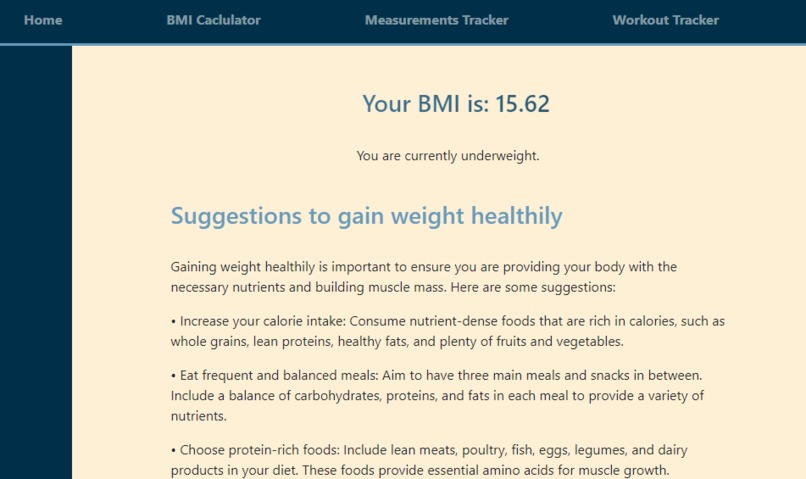 FitnessFusion – screenshot 4