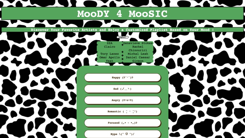 MooDY 4 MooSIC – screenshot 2