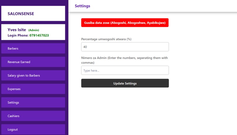 SalonSense – screenshot 4