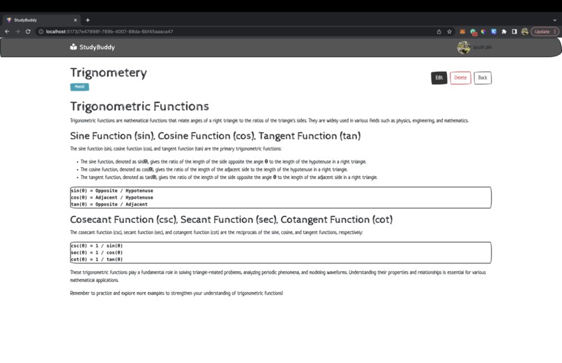 StuddyBuddy – screenshot 3