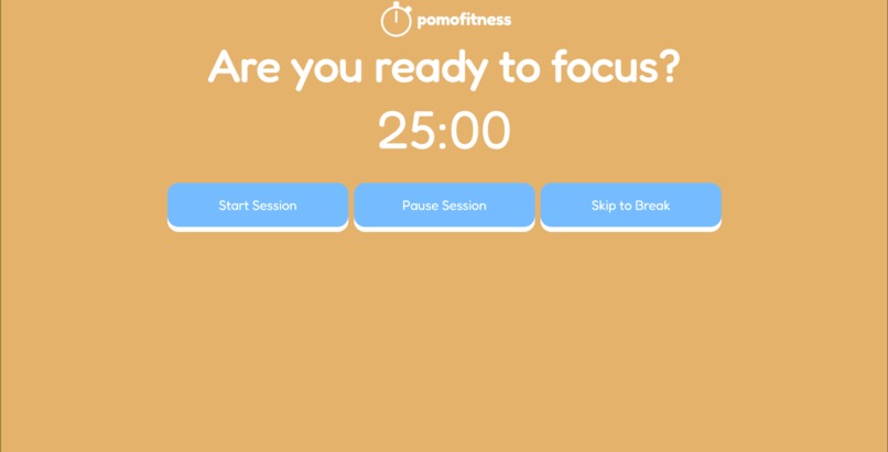 PomoFitness: Health For Every Student – screenshot 1