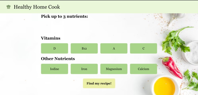 Healthy Home Cook – screenshot 1