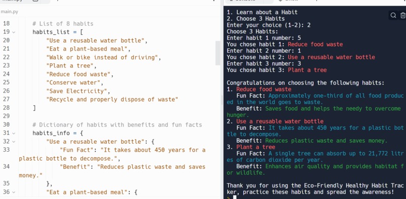SustainHealth: Your Eco-Friendly Habits Companion – screenshot 2