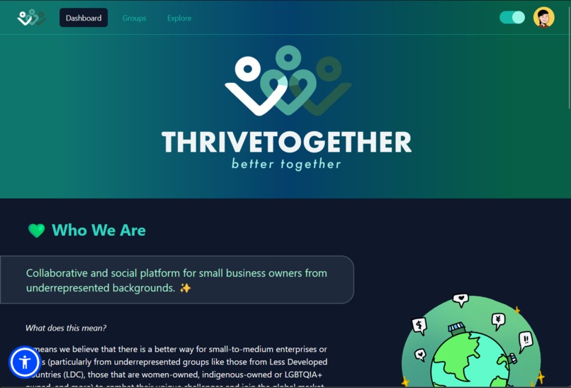 ThriveTogether – screenshot 2