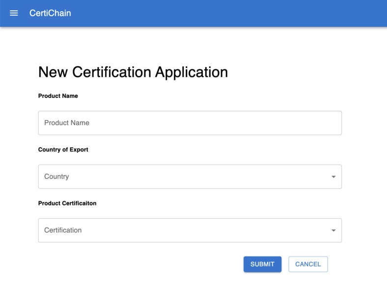 CertiChain - a Product Certification Platform – screenshot 5