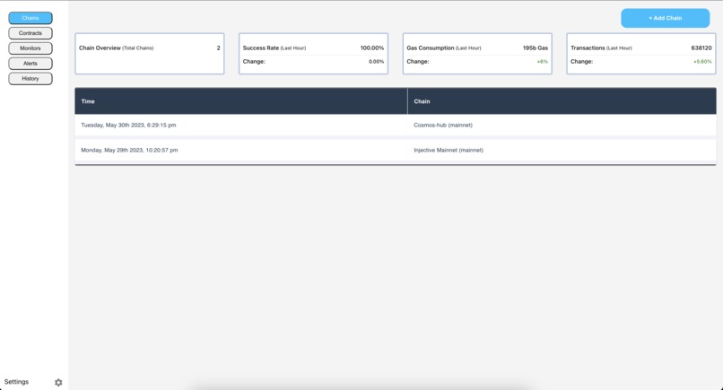 Blocklog - Observability and Monitoring for Web3 – screenshot 1