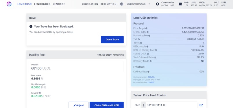 Lendr Network (Previously FlatcoinUSD) – screenshot 1