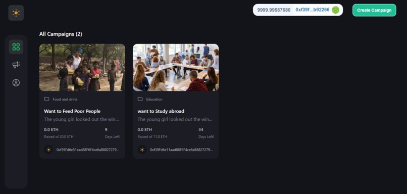 CrowdFundIt – screenshot 1