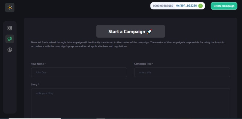 CrowdFundIt – screenshot 2