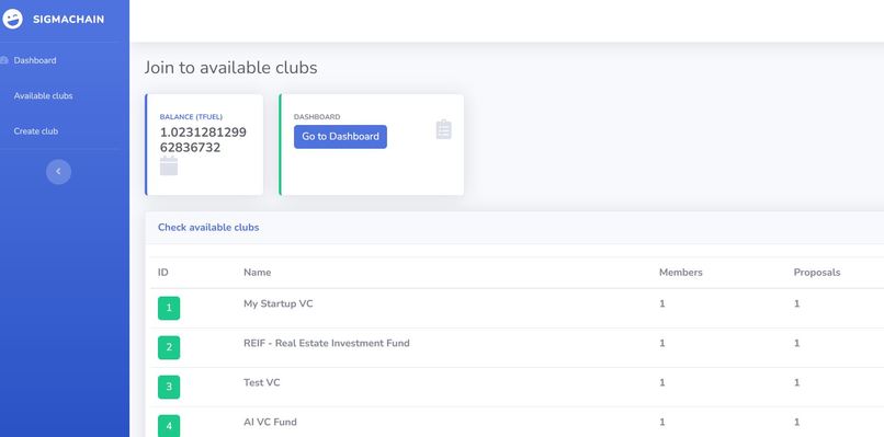 Sigmachain – screenshot 1