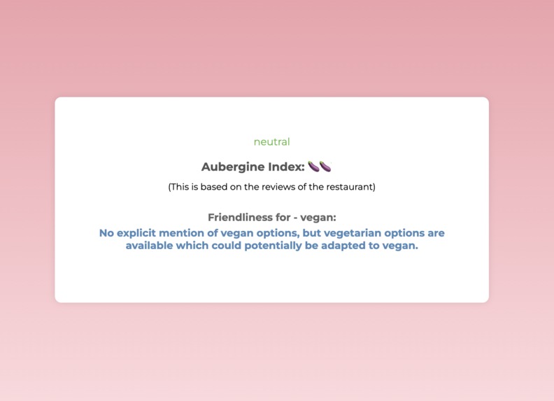 The Aubergine Index – screenshot 3