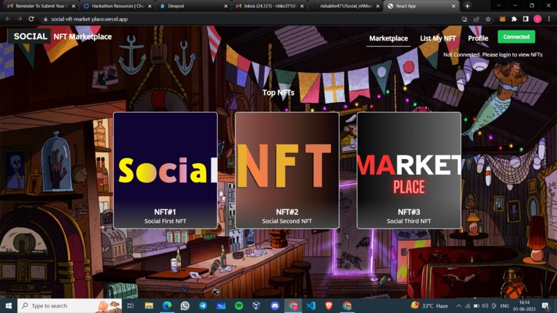 Nft Market_place – screenshot 1