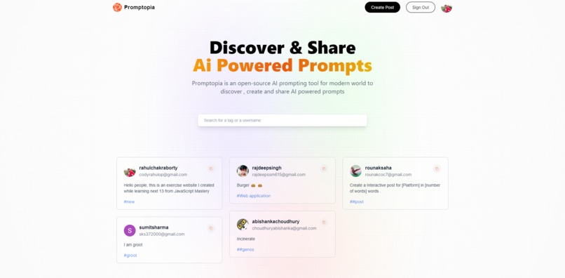 Promptopia – screenshot 1