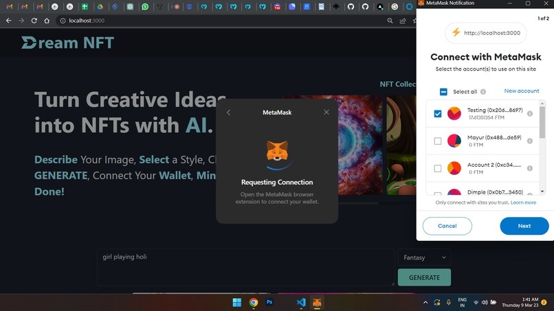 AI NFTs – screenshot 2