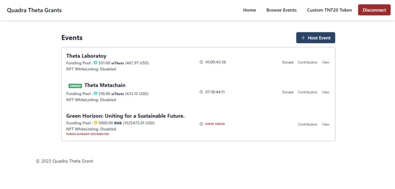 Theta Quadra Grants – screenshot 2