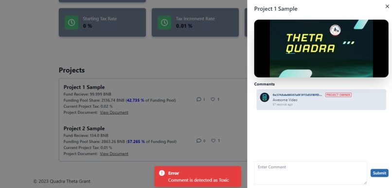 Theta Quadra Grants – screenshot 5