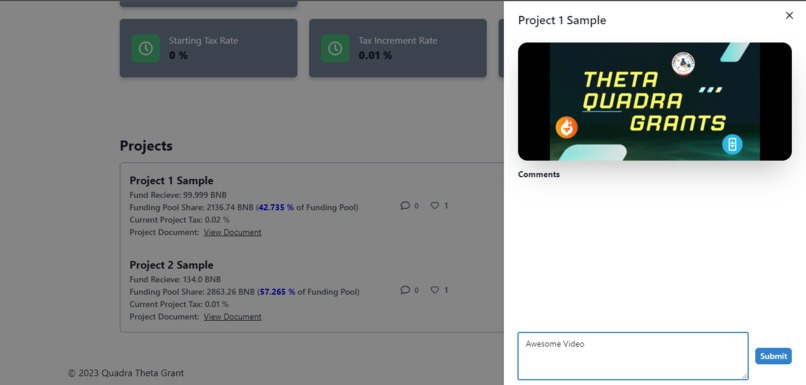 Theta Quadra Grants – screenshot 6
