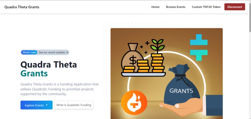 Theta Quadra Grants – screenshot 1