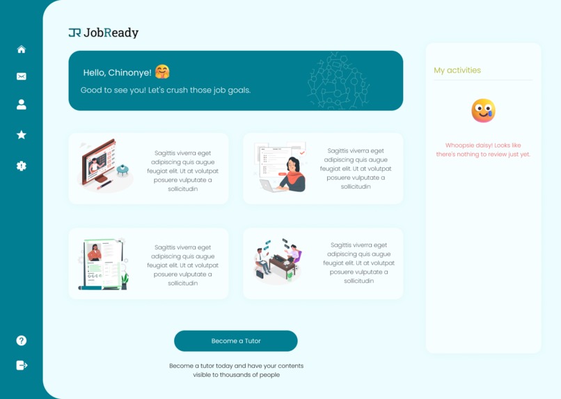 JOB READY – screenshot 2