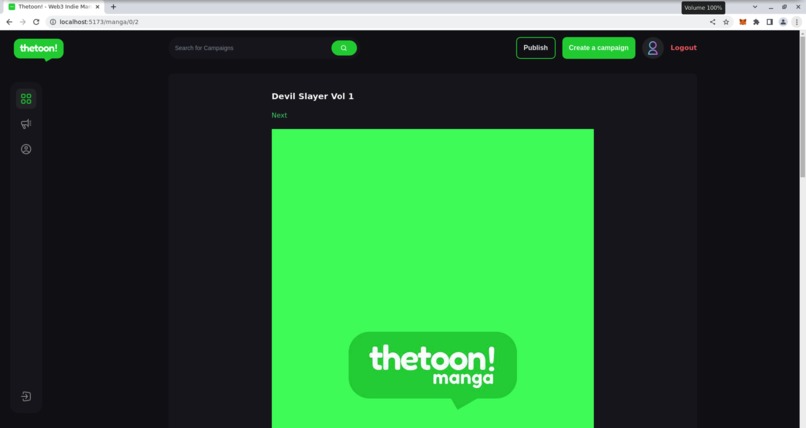 Thetoon! -  Manga/Anime Web3 Platform – screenshot 3