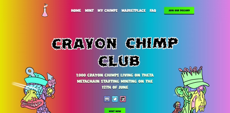 Crayon Chimp NFT – screenshot 1