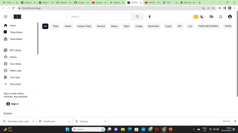 Thetaflix – screenshot 2