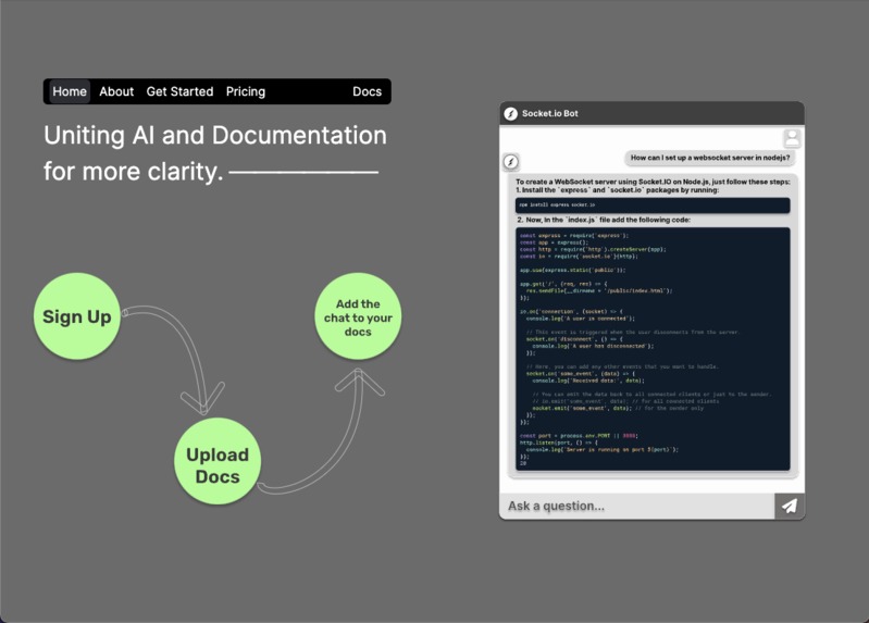 Docubot – screenshot 1