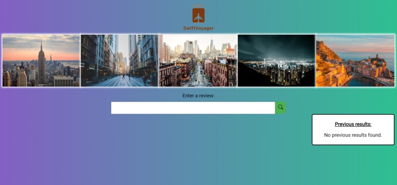 SwiftVoyager – screenshot 1