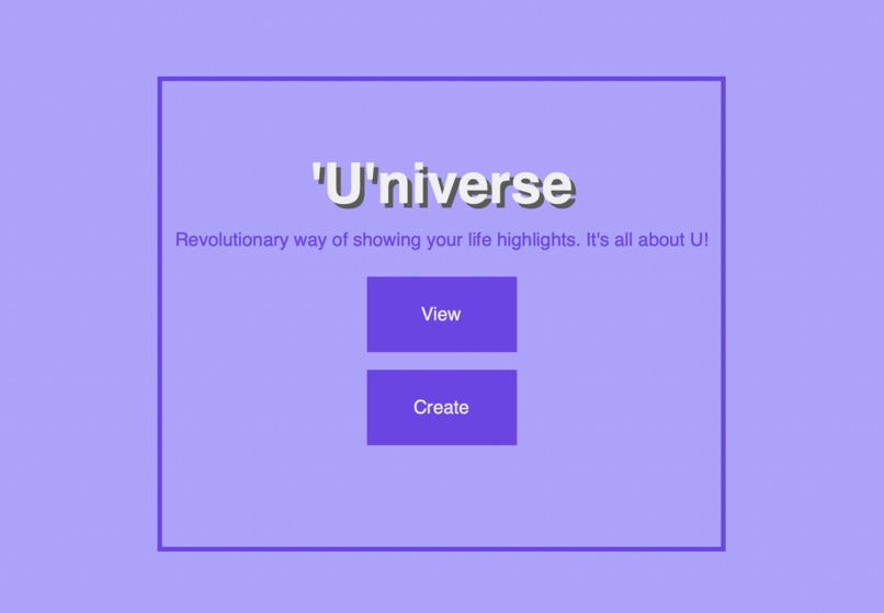 'U'niverse – screenshot 1