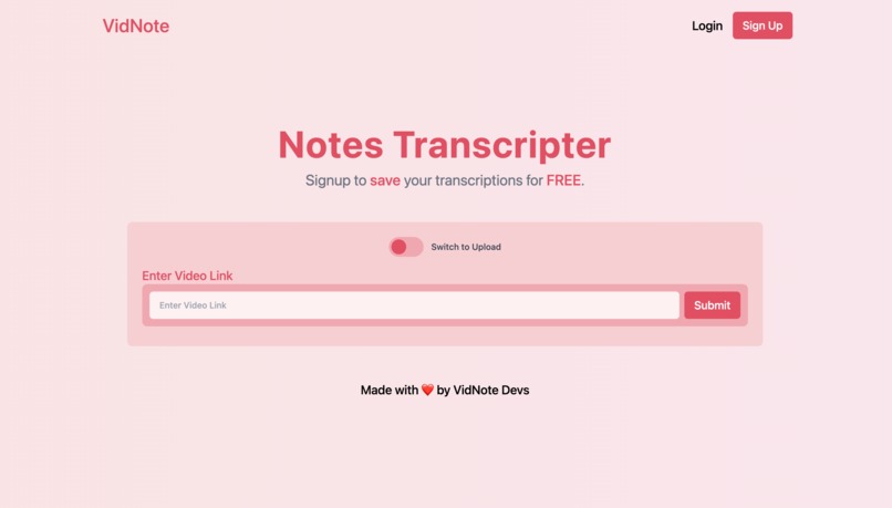 VidNote – screenshot 1