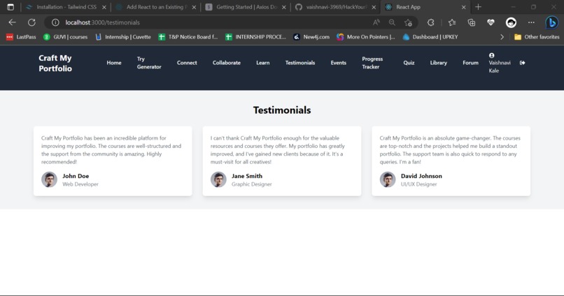Craft My Portfolio – screenshot 11