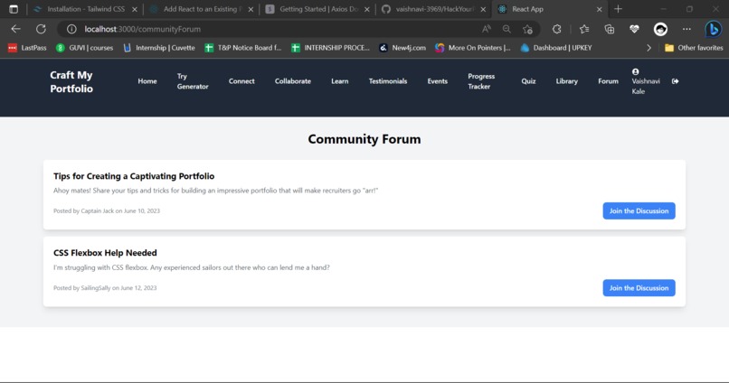 Craft My Portfolio – screenshot 16