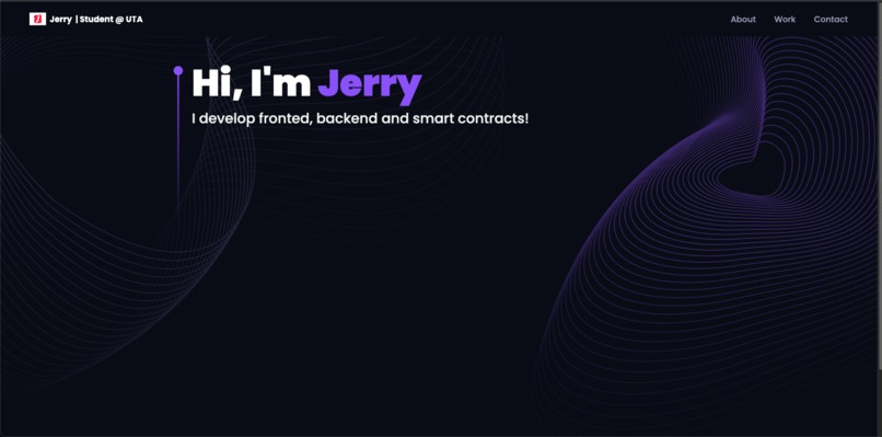 Jerry Chen's Portfolio – screenshot 1