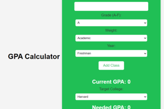 GPA calculator for colleges
