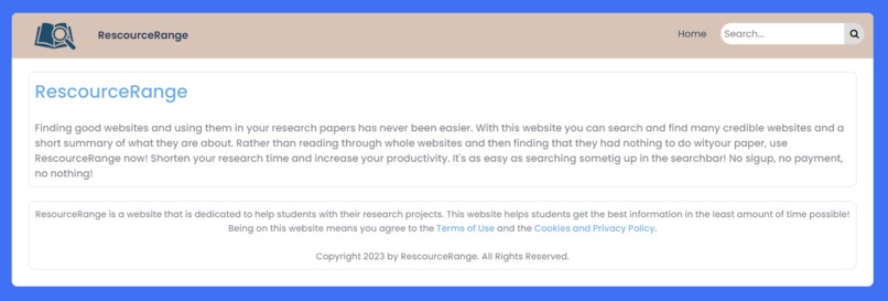 ResourceRange – screenshot 1
