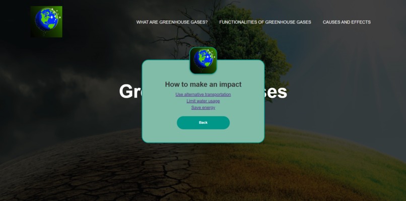 Spreading Awareness of Greenhouse Gases – screenshot 1