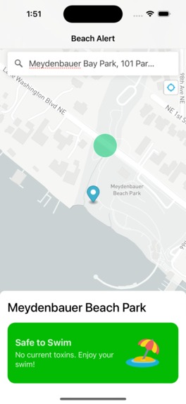 BeachAlert – screenshot 1