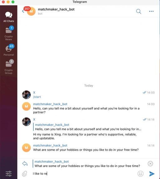 LoveGPT – screenshot 1