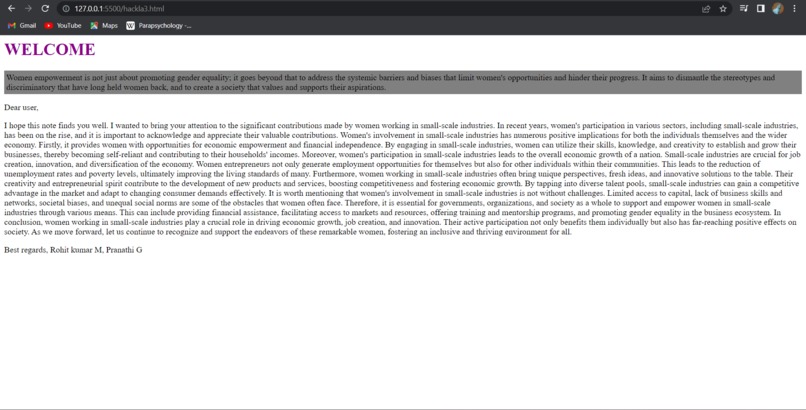 Empowerweb  – screenshot 2