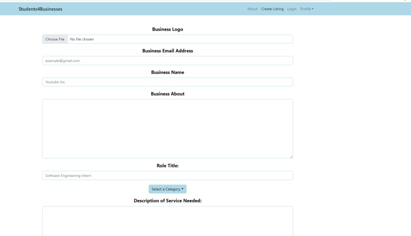 Students4Businesses – screenshot 3