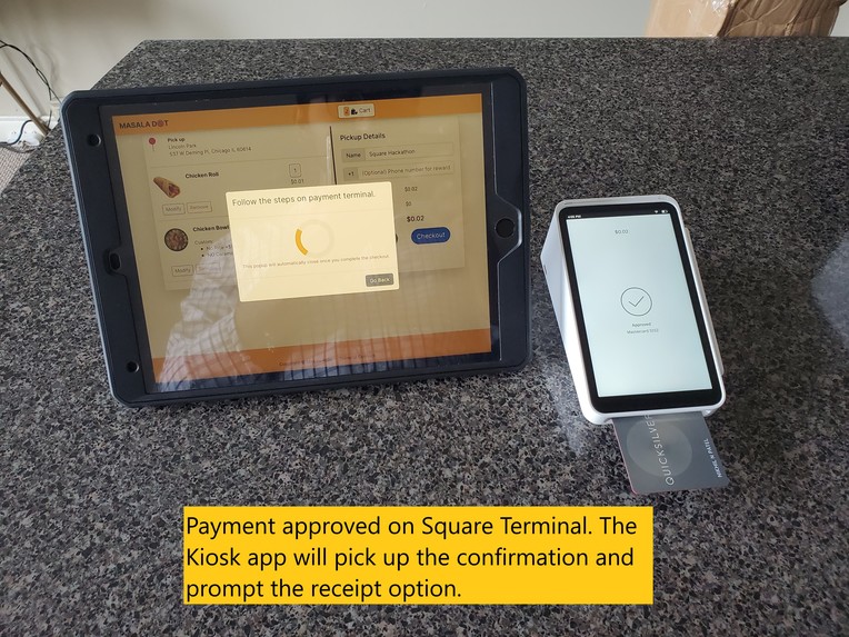 Masala Dot Kiosk Ordering App With Square Terminal  – screenshot 5