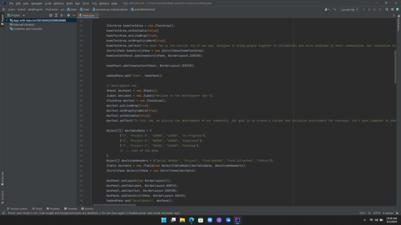 ProComm – screenshot 1