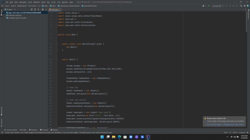 ProComm – screenshot 2