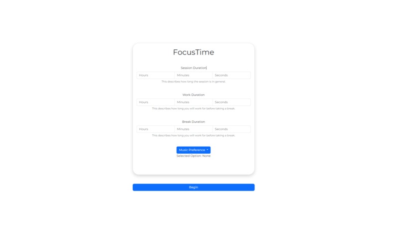 FocusTime – screenshot 1