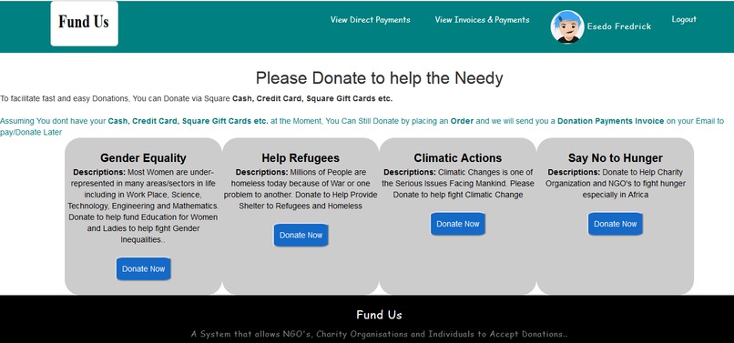 Fund Us – screenshot 1