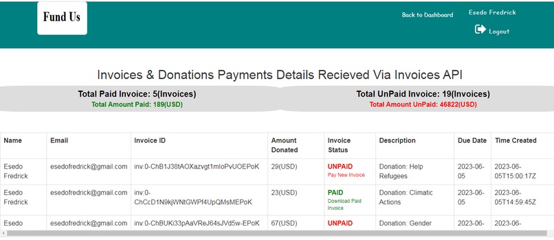 Fund Us – screenshot 3